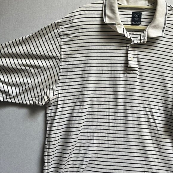 Nike Dri Fit Golf stripe Polo Shirt Sz XL - Picture 3 of 11